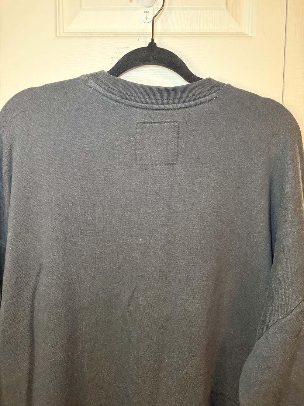 Hollister Oversized Fit Black Crewneck Sweatshirt Extra Large - Picture 6 of 8